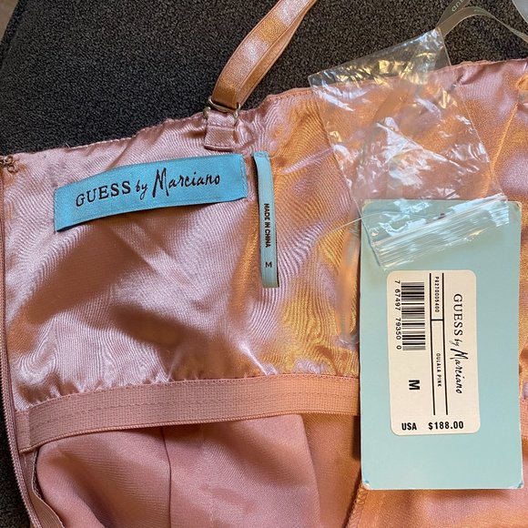 Beautiful Guess by Marciano Soft Salmon Floor Length Dress, Medium, Tags On - Picture 2 of 4